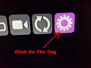 Click on the cog