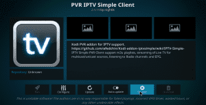 PVR Simple Client Main Screen