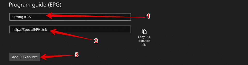 How Program Guide EPG should look