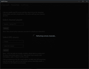 MyIPTV Player Remote Channel List Refreshing