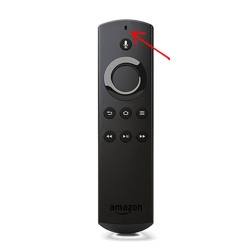 light on amazon firestick remote