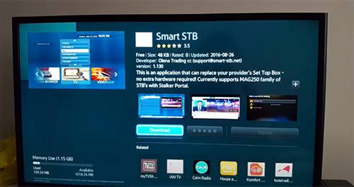 Smart STB sur l'App Store de Samsung