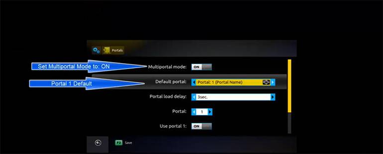 portal settings smartstb