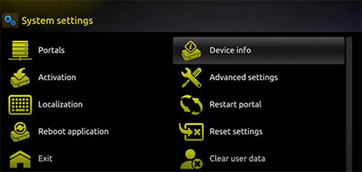 smart stb device info