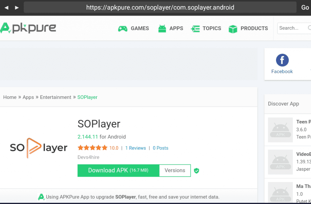 Dwonload So Player From APK Website