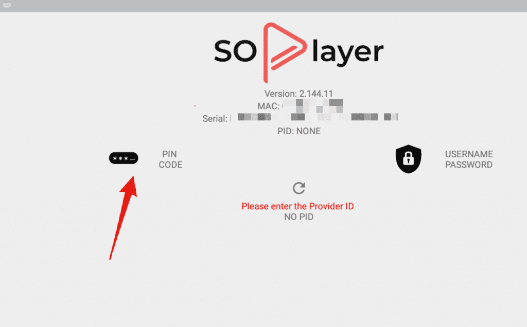 SO player Home Screen