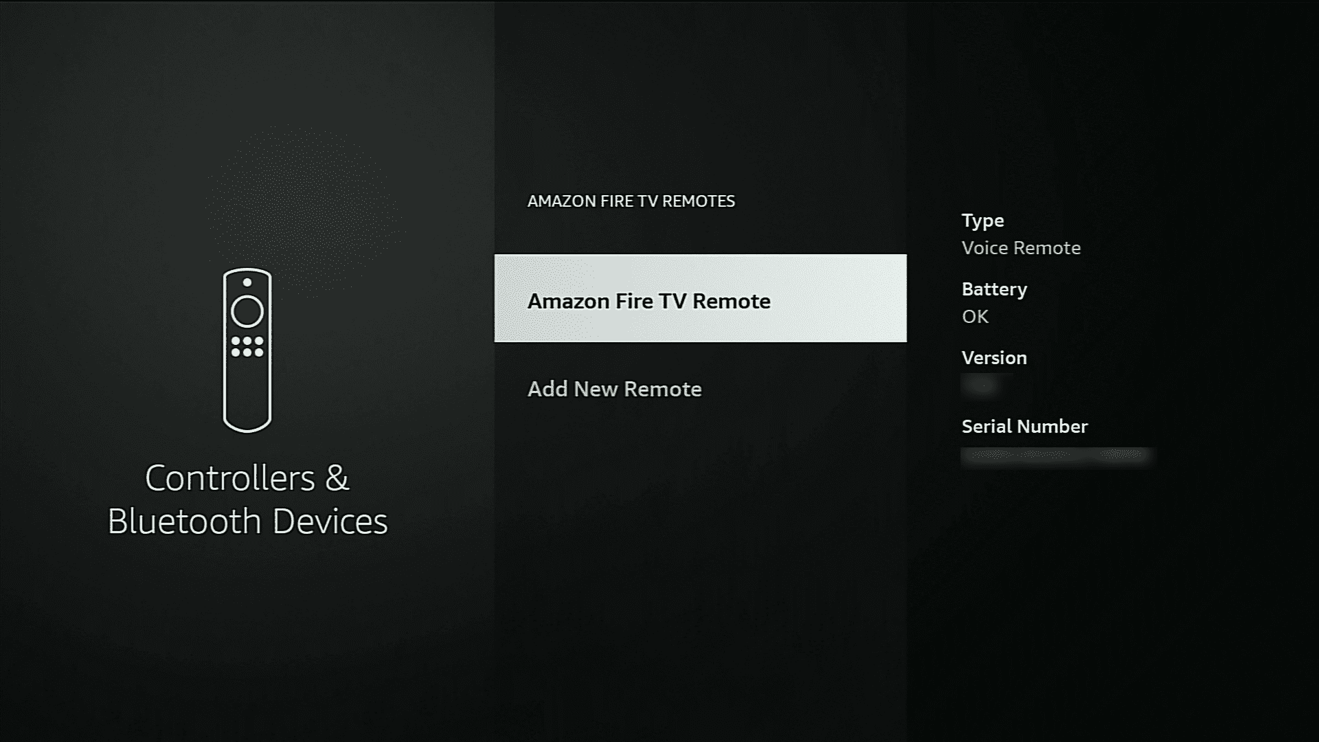 checking battery level on firestick remote