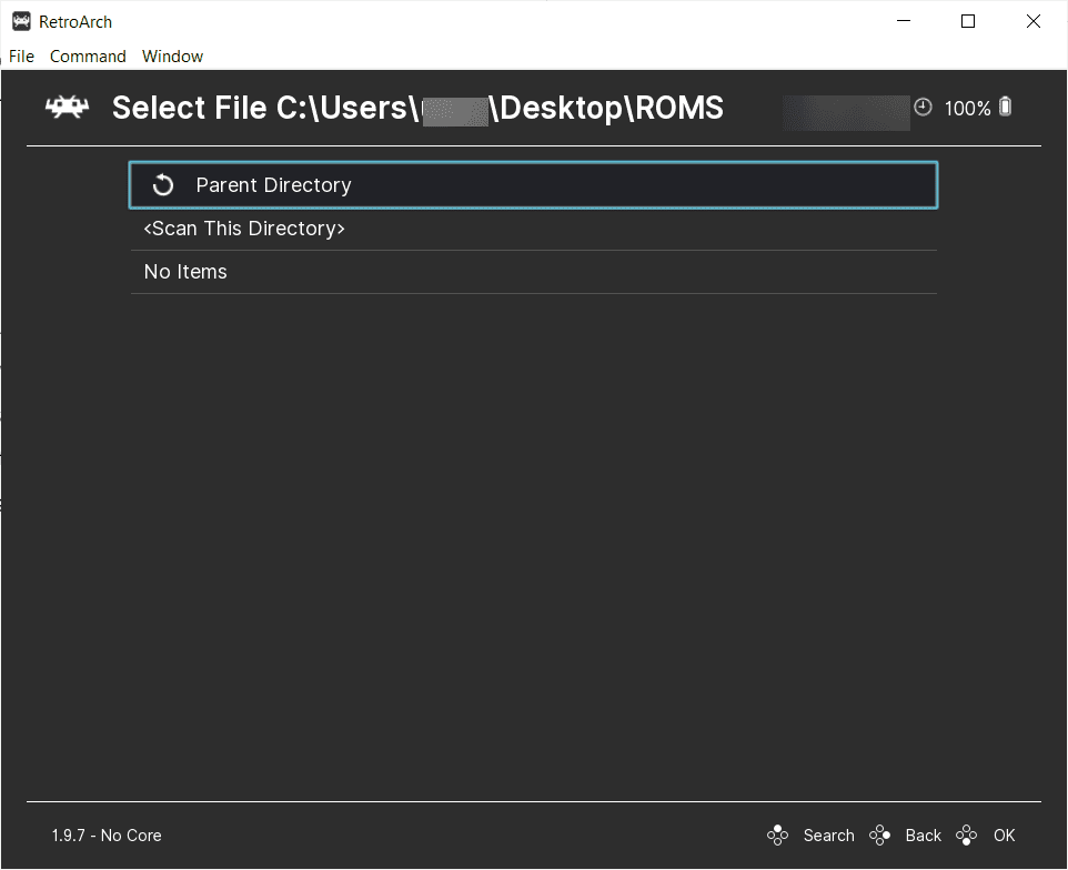 scan this directory RetroArch windows pc