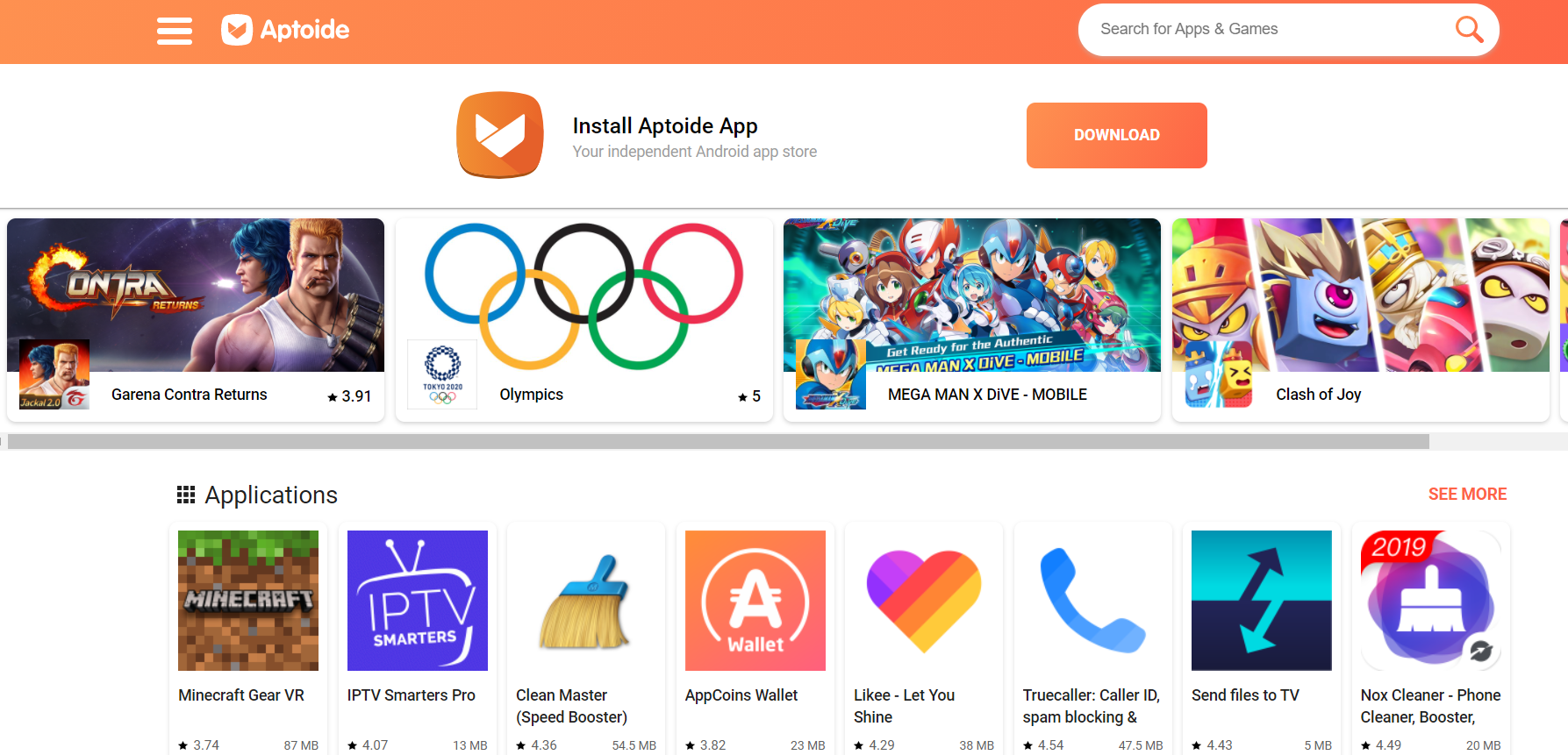 aptoide cracked android and firestick games and apps