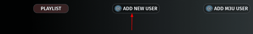 add new user blinkplayer web