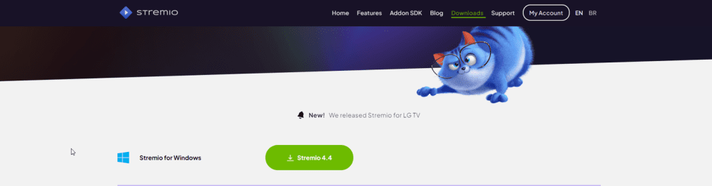 stremio main home page to download for windows pc
