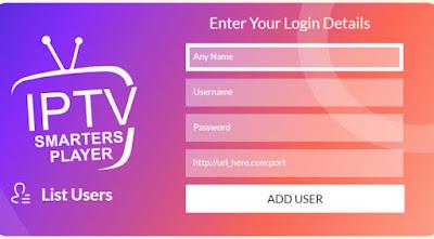 entering iptv codes in